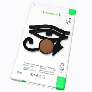 Power Bank With Eye of Ra Charm iPhone Android Phone Tablet